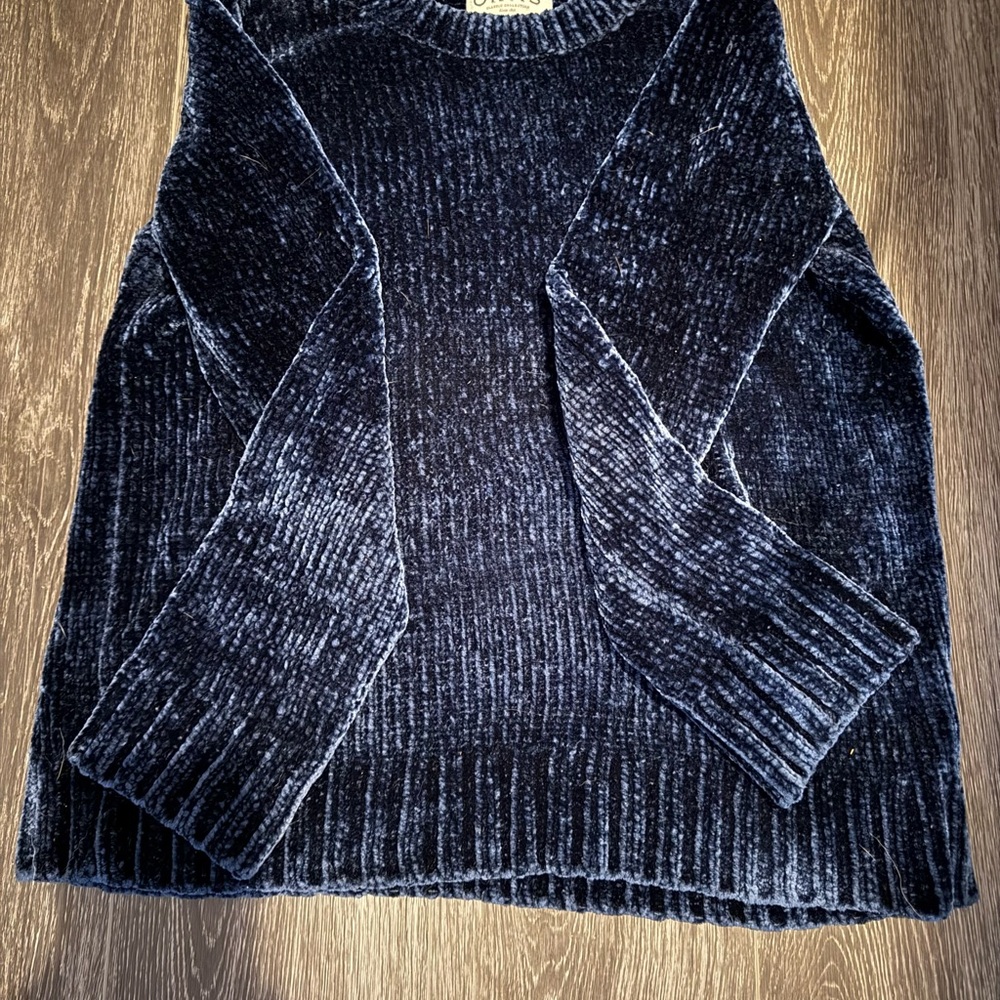 Orvis Navy Velvet Sweater